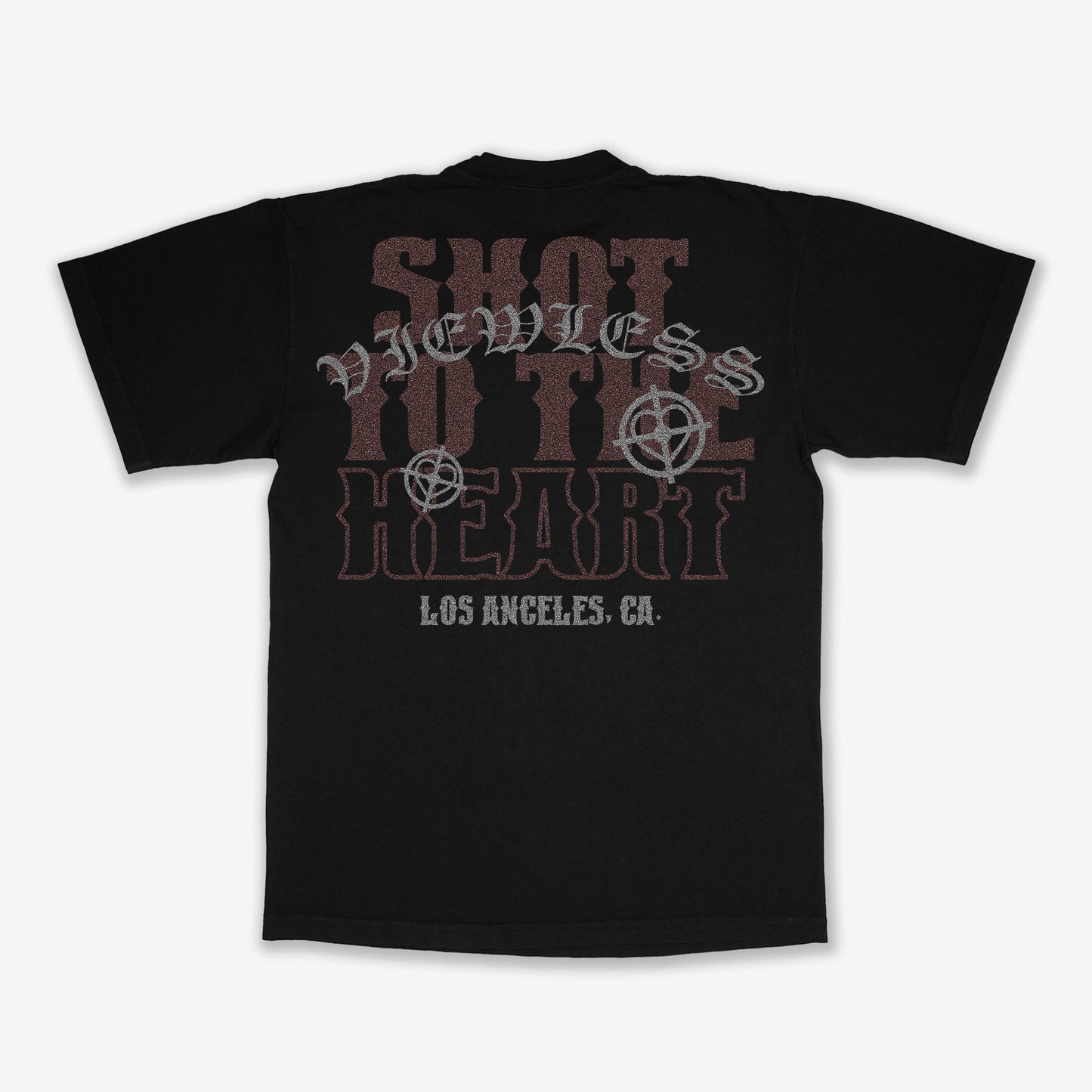 SHOT TO THE HEART T-SHIRT (BLACK)