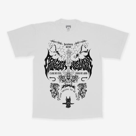 CRUELLA X VIEWLESS INKED T-SHIRT (WHITE)